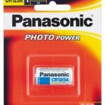 Panasonic CR-123A Photo Lithium 3V Camera Battery 1 Pack