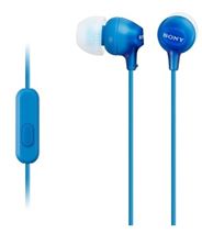 16892-13151611.jpg Sony MDREX15APLI In Ear Headphone w/Smart Phone Control Blue - Image 1