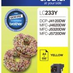 Brother LC233Y Yellow Ink Cartridge