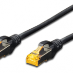 Digitus S-FTP CAT6A Patch Lead - 0.5M Black
