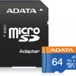 ADATA Premier microSDXC UHS-I A1 V10 Card with Adapter 64GB