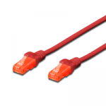 Digitus UTP CAT6 Patch Lead - 0.5M Red