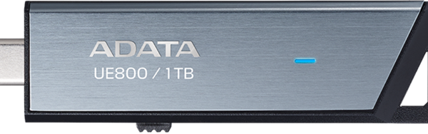 ADATA UE800 Retractable USB3.2 Gen 2 Type-C 256GB External SSD 5yr wty