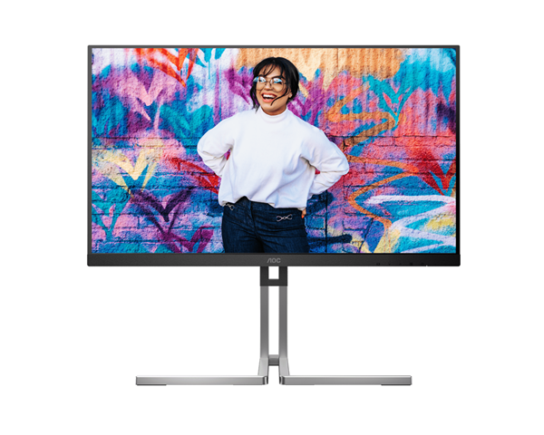 AOC U27U3XD 27" 3840x2160 HDMI USB Type-C Dock Ergo Monitor 5yr wty