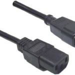 10A/250V IEC (M) to IEC (F) 1.8m Power Cord - Bulk