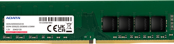 Adata Premier 8GB DDR4 3200 1024X8 DIMM  Lifetime wty