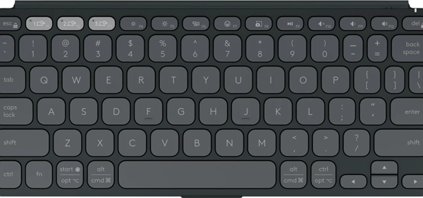 Logitech Keys-To-Go 2 Portable Wireless Keyboard Universal - Graphite