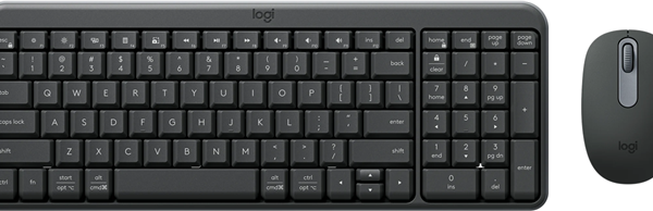 Logitech MK250 Bluetooth Wireless Keyboard and Mouse - Graphite