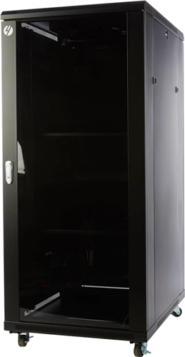 32496-2300914021902-1 4Cabling 27RU 600mm Wide x 800mm Deep Free Standing Server Rack - Image 1